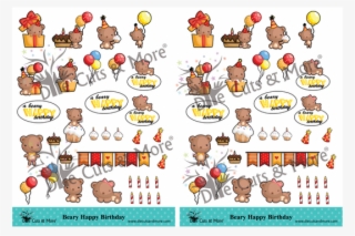 Beary Happy Birthday - Cartoon