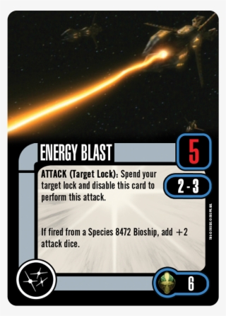Energy Blast - Star Trek Attack Wing Cloaking Device