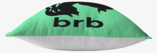 Brb Blue Green - Throw Pillow