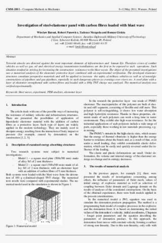 Investigation Of Steel-elastomer Panel With Carbon - Document
