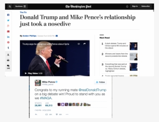 Wapo Btfo By Mike Pence On Twitter - Web Page