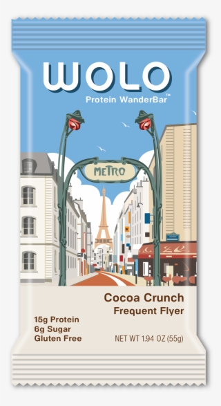 Cocoa Crunch Chocolate Protein Bar - Wolo Wanderbar