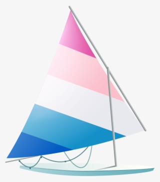 sailing boat transprent png - triangle boat