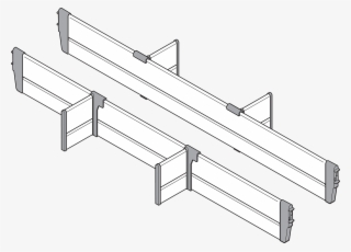 Orga Line Cross Divider Set For Tandembox Plus High - Diagram