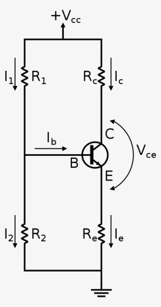 Voltage Divider Bias - Diagram