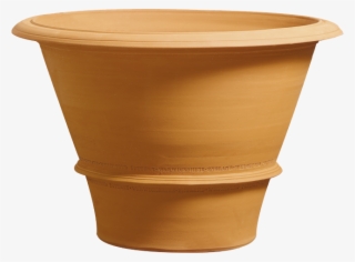 Orange Pot - Empty Flower Pot Transparent