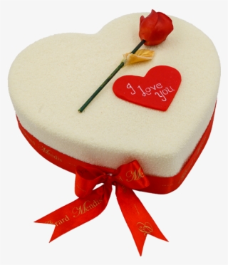 I Love You - Love Heart Cake Png