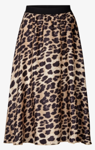 Free Quent Flaki Skirt Leopard Print - A-line