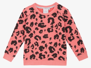 Scamp & Dude Coral Leopard Print Sweatshirt - Scamp & Dude Green Leopard Print Sweatshirt