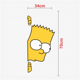 Adesivo Bart Simpson - Bart Simpson