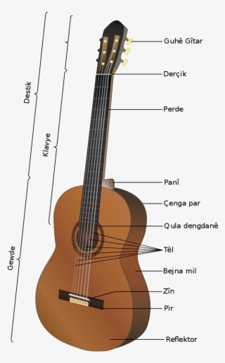 File - Acoustic Guitar-ku - Svg - یادگیری گیتار در خانه
