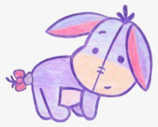 Eeyore Sticker - Pooh Bear Cute Drawings
