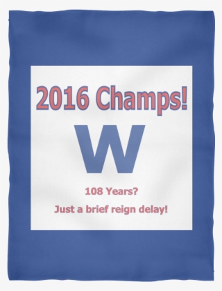 Chicago Cubs Champs W Fleece Blanket - Linens