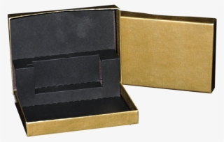 Tuxedo Gold Gift Card Boxes - Wood