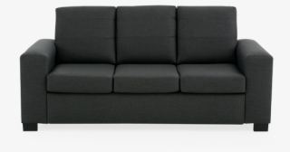 Image For Fabric Sofa - Black Couch