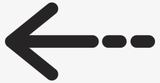 Double Dot Left Arrow - Tanda Panah Gambar Panah