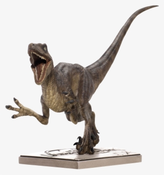 Attacking Velociraptor 1/10th Scale Statue - Iron Studios Jurassic Park Velociraptor