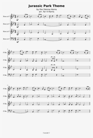 Jurassic Park Theme Sheet Music 1 Of 4 Pages - Appalachian Sunrise Violin 1