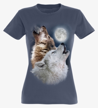 Wolf Howling T-shirt Women - Paw