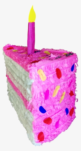 Birthday Cake Slice Mini Piñata - Birthday Party