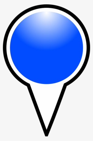 Map, Marker, Pin, Pushpin, Push Pin, Shiny, Blue - Marker Google Maps Blue
