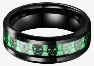 King Will Aurora™ Wedding Ring Black Skull Pattern - Bangle