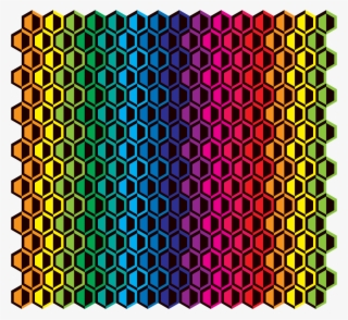 Playing Around With Hexagons And Color Gradient - Circle