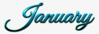January Italic Logo Png - Transparent January Png