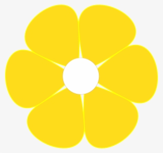 Original Png Clip Art File Yellow Flower With White