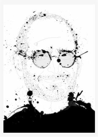 Steve Jobs Apple Tshirt - Cartoon