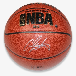 Carmelo Anthony Signed Nba Spalding Indoor & Outdoor - Spalding Nba Basketball Transparent