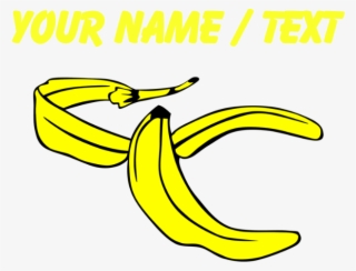 Custom Banana Peel Mousepad - Banana Peel Clip Art