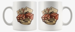 Casino Vector Set Vintage Handmade Mug - Mug