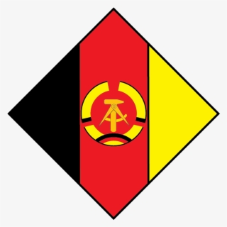 East Germany Flag Clipart Person - East German Air Force Roundel