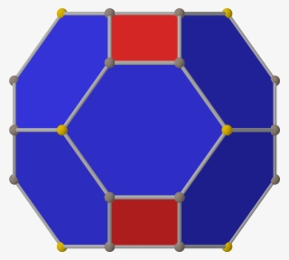 Polyhedron Chamfered 6 From Blue - Diagram
