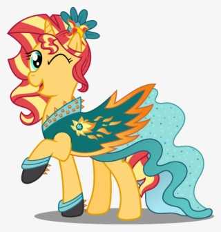 Pony Crystal Gala - Sunset Shimmer Pony Dress