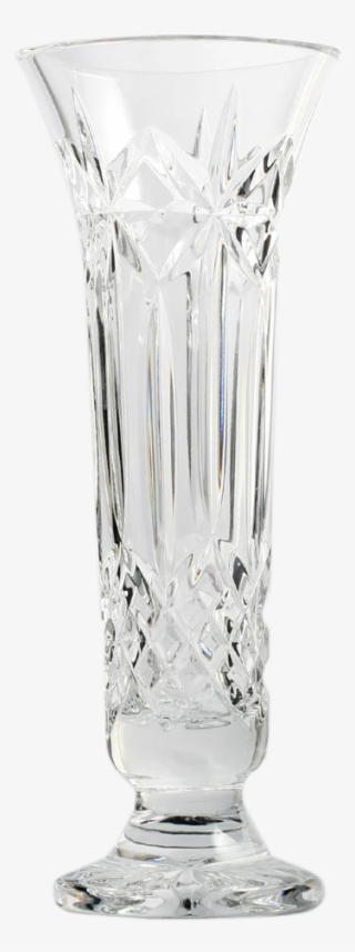 Waterford Balmoral Cut Crystal Vase Stars Panel Cross - Vase