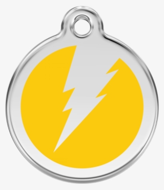 Yellow Flash 30mm Pet Tag By Red Dingo - Pet Tag