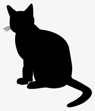 Cat - Silhouette - Animals Illustration - 猫 フリー 素材 シルエット