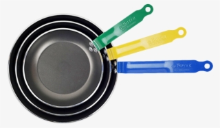 De Buyer Choc Frying Pans With Coloured Handles - Lid