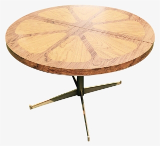 Walter Of Wabash Mid Century Modern Orange Slice Table - Coffee Table