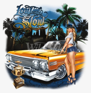 Low And Slow Lowrider Art - Muscle Car