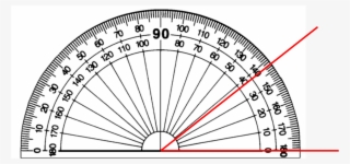 Select The Correct Angle - 72 Degrees On A Protractor