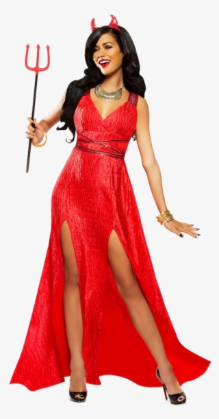Can't Have An Angel Without A Devil Get Some Red Clothes - Red Devil Woman Costume