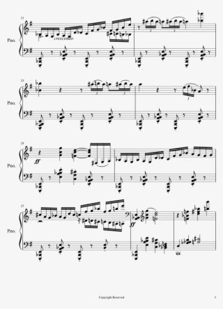 One Winged Angel Sheet Music Composed By Christian - Piano Warm Up Scales