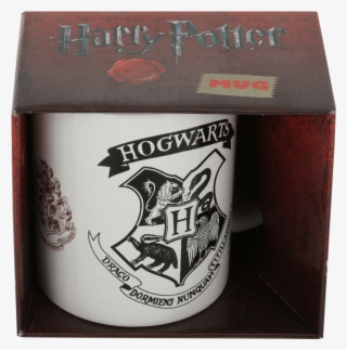 Hogwarts Crest Black Mug - Cream Soda