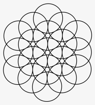 Flower Of Life 0866 19-circle - Flower Of Life Png