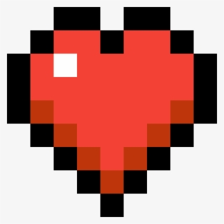 Minecraft Heart - Minecraft Health Bar Png