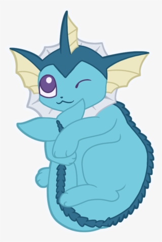 Chibi Vaporeon Pokemon Sticker - Cartoon