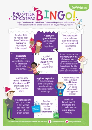 End Of Term Bingo - Poster
